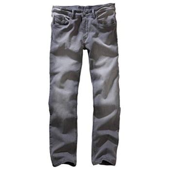 Carlo Colucci Men's Grey Slim Straight Jeans W33 L32