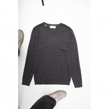 Selected Homme Pullover 16090147 Grau Regular Fit