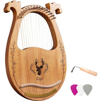 Harpe Lyre réglable en bois