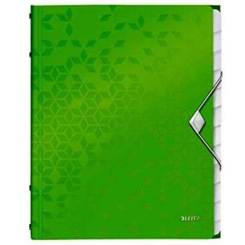 Leitz WOW Divider Book Polypropylene 12 Tabbed Dividers A4 Yellow