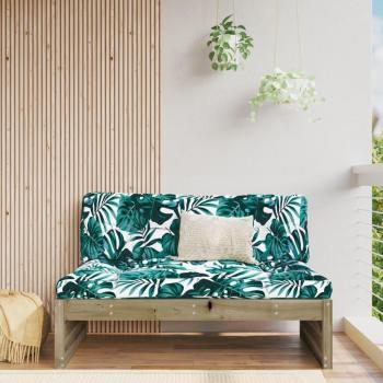 Canapé Extérieur 120x80 cm en Bois Imprégné