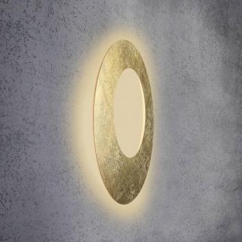 Escale Blade Open Gold Leaf Wall Light
