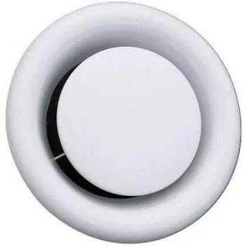 Metaal Ventiel 125mm Wit