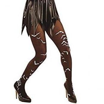 Fledermaus-Motiv Pantyhose 40 Den – Schwarzer Widmann‑Stück für Party