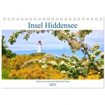 Hiddensee mon amour (Tischkalender 2025 DIN A5 quer) CALVENDO Monatskalender
