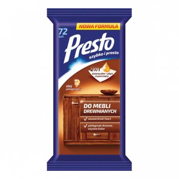 Salviette per Mobili in Legno PRESTO 72 pz