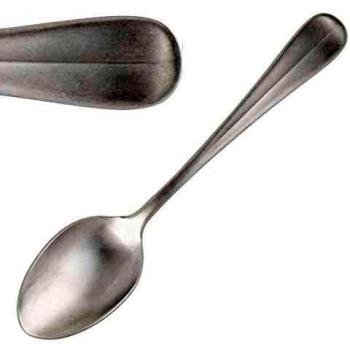 BAGUETTE SW 20,6 cm Löffel Set – Pintinox 12 Stück (18/10, 3 mm, anthrazit)