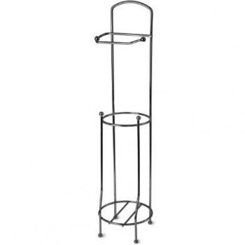 Chrome Toilet Roll Holder Stand by Blue Canyon