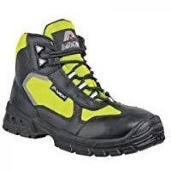 Aimont Angel Schutzschuh – S3, SRC, EN ISO 20345, Schwarz/Gelb, Größe 45