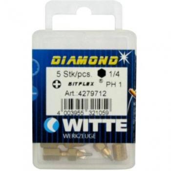 Set di Punte PH1 Witte Diamond Flex (5 Unità)
