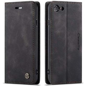Support magnétique en cuir Freezon pour iPhone 7, 8 et SE 2020 avec poche