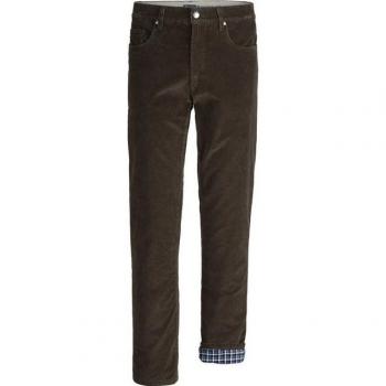 LUNUNO Pantalon thermique für Herren in Braun