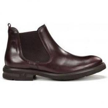 Botines de piel Fluchos F0770 burdeos para hombre