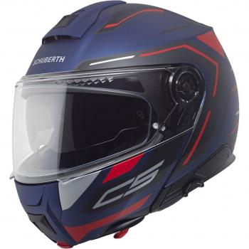 Schuberth C5 Casco Abatible Rojo y Azul 2XL