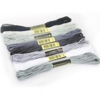 8pcs Multicolored Embroidery Thread Kit