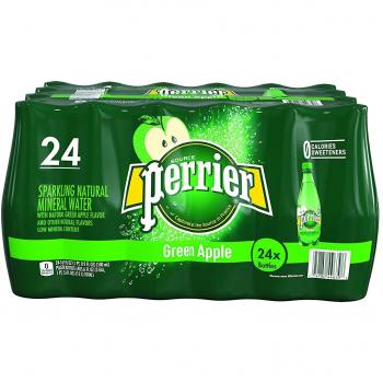 Perrier Green Apple Sparkling Mineral Water 500ml