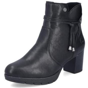 Rieker Stiefel (Bootie) – Damen, Schwarz, 38, Blockabsatz
