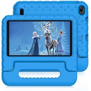 JUSYEA 2023 Tablet 7 Pulgadas para Niños, Android 11, 32 GB ROM, Wi-Fi, GPS, Bluetooth, Juegos Educativos, Control Parental, Funda Silicona, Azul