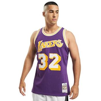 T‑shirt violet Los Angeles Lakers Swingman par Mitchell & Ness, hommage à Magic Johnson