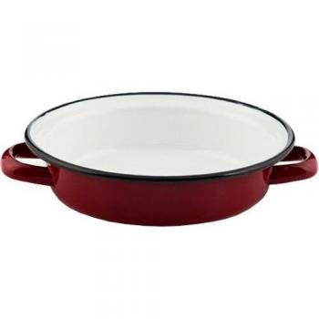 Scatola da 12 Piatto Uovo 14 cm – Acciaio Smaltato – IBILI 912214