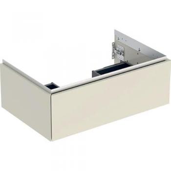 Geberit One sous-vasque 505072004 74 x 50,4 x 47 cm, gris sable brillant, 1 tiroir