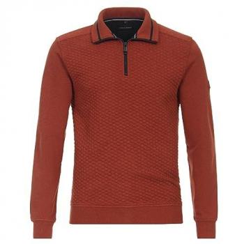CASAMODA Sweatshirt Herren uni, mittelrot, Größe XL