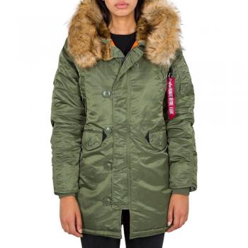 Alpha Industries Damenjacke N-3B VF 59 in grün