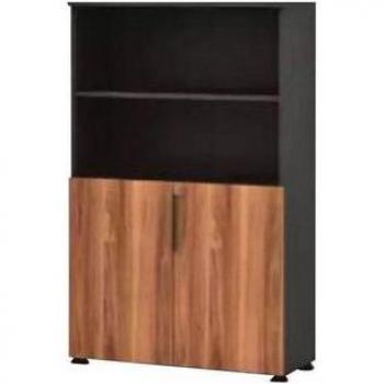 Praktischer Aktenschrank aus braunem Holz