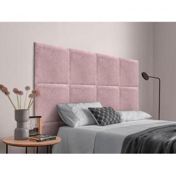 Dhome Cabecero Intercambiable de Lana Ecológica (190cm, Salmón)