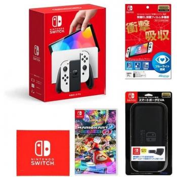 Nintendo Switch EL Weiß – Organische Schutzfolie für Nintendo Switch EL