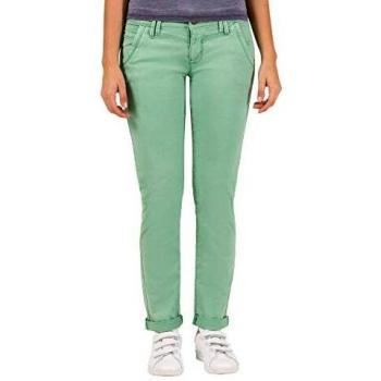 Timezone Nalitz Jeans, Verde (Fresh Green 4058), W26 para Mujer