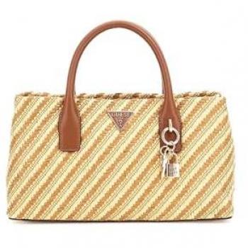 Satchel Bag Natural Cognac – Sac à Main Beige-Brun Guess 302726