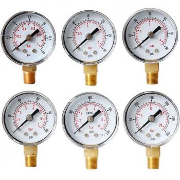 40mm Drucksensor 1/8 BSPT Untere Befestigung 15-300 PSI & Bar für Kraftstoffe