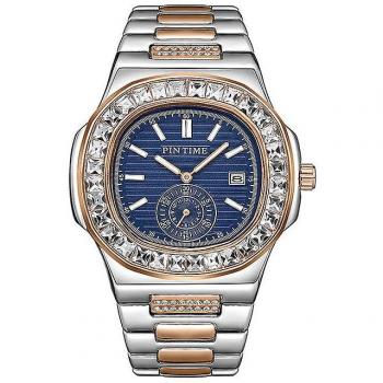 Montre MickCara Bleu Rose – Lumière Éclatante pour Hommes