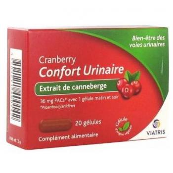 Viatris Conforto Urinário com Cranberry 20 Pérolas