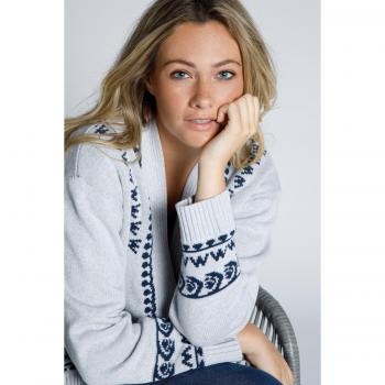 Cardigan grigio donna taglia 60/62 Ulla Popken
