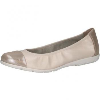 Festtags Ballerina mit Lack-Akzenten