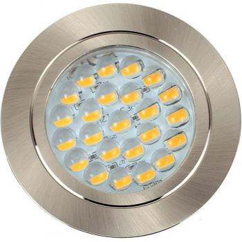 Set of 10 Caravan/Boat Downlight Silver Ceiling Lights