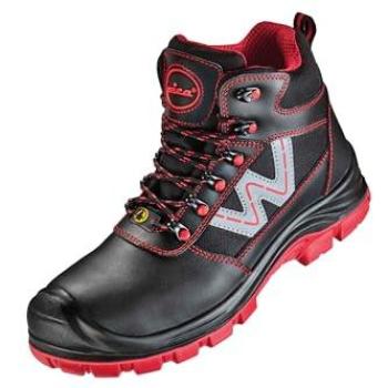 Sicherheits-Schnüstelfußschuhe WICA CANELLI, Rot/Schwarz – S3 SR ESD Größe 43