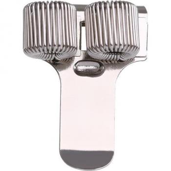 Triple Hole Metal Spring Pen Holder with Pocket Clip