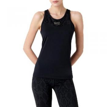 Ea7 Emporio Armani Women's Black Muscle T-Shirt M