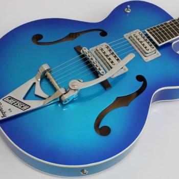 Gretsch G6120T-HR Brian Setzer Hot Rod Hollow-Body Gitarre Bigsby Candy Blue Burst