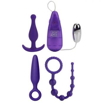 Kit de chapelet anal et plugs Hers de CalExotics