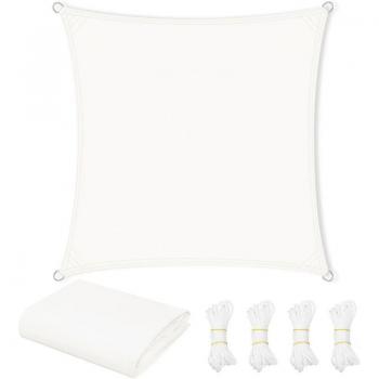 Sonnensegel für Terrasse & Balkon – Woltu, 200 g/m² Polyester, 95 % UV‑Schutz, Beige