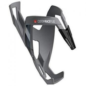 Elite Custom Race Plus Resin Bottle Cage Grey / Black