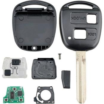 2 Button Smart Key Fob for Toyota Corolla 2001-2007 with 4C Chip, 304MHZ