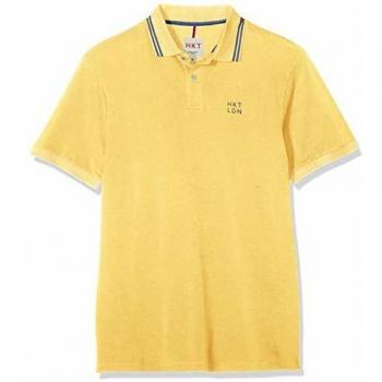 Polo HKT by Hackett London, Piqué 3, Amarillo, Talla M