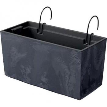 Maceta Urbi Case con Ganchos y Depósito 395x185x195