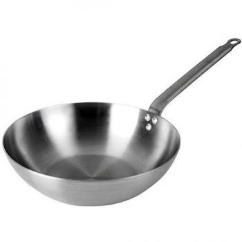 LACOR 63828 Wok ferrum, Acier, Gris, 28 cm