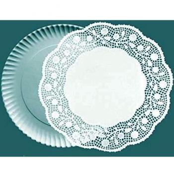 Pure White Paper Platter Collection – 32” & 34” with Doilies